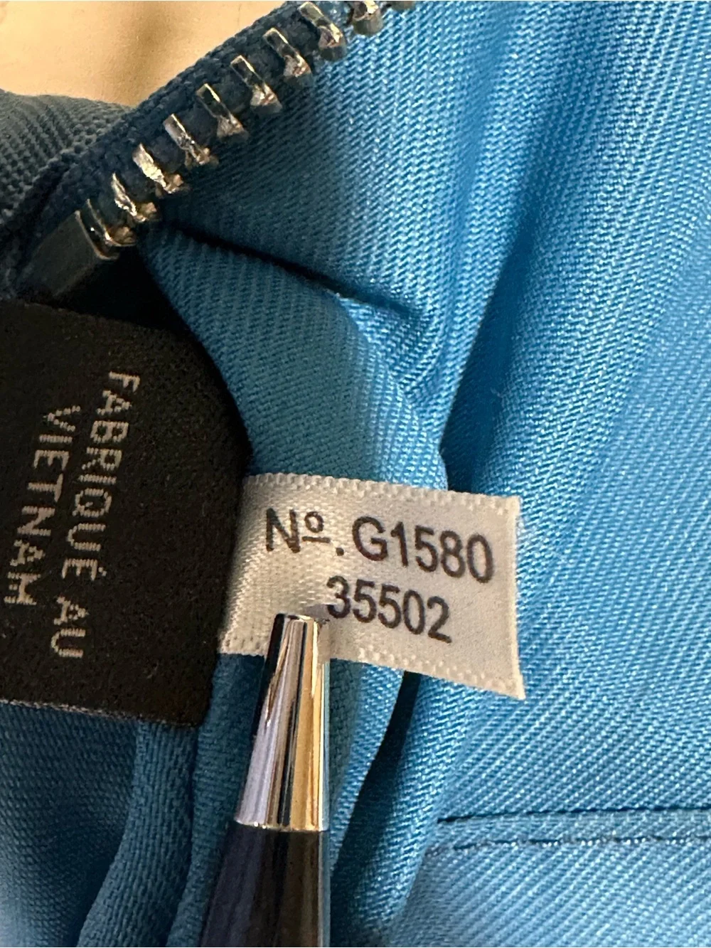 Coach Blue Nylon Crossbody Messenger Bag w Mini Turn Lock